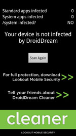 DroidDream Cleaner  icon download