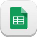 Google Sheets For iPhone, iPad icon download